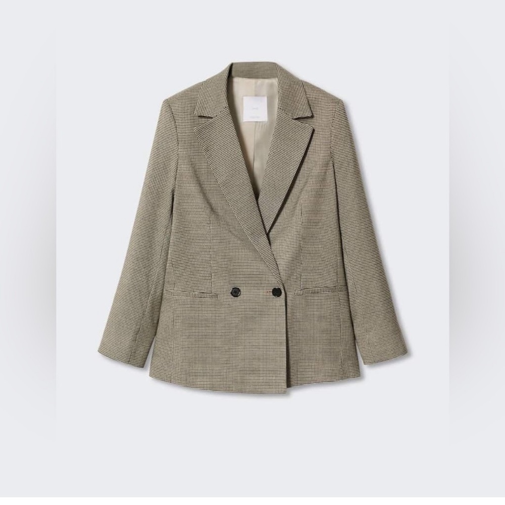 Mango | Oversized Wool Blend Blazer | Small